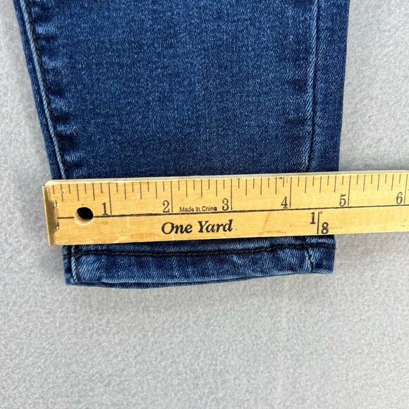 KanCan Jeans Women's Size 26 (5) Blue Moto Multi Zipper Pockets Skinny Normcore - Picture 10 of 12